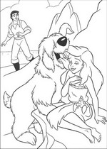 coloring page Ariel, The Little Mermaid